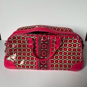 Vera Bradley overnight bag and wallet.